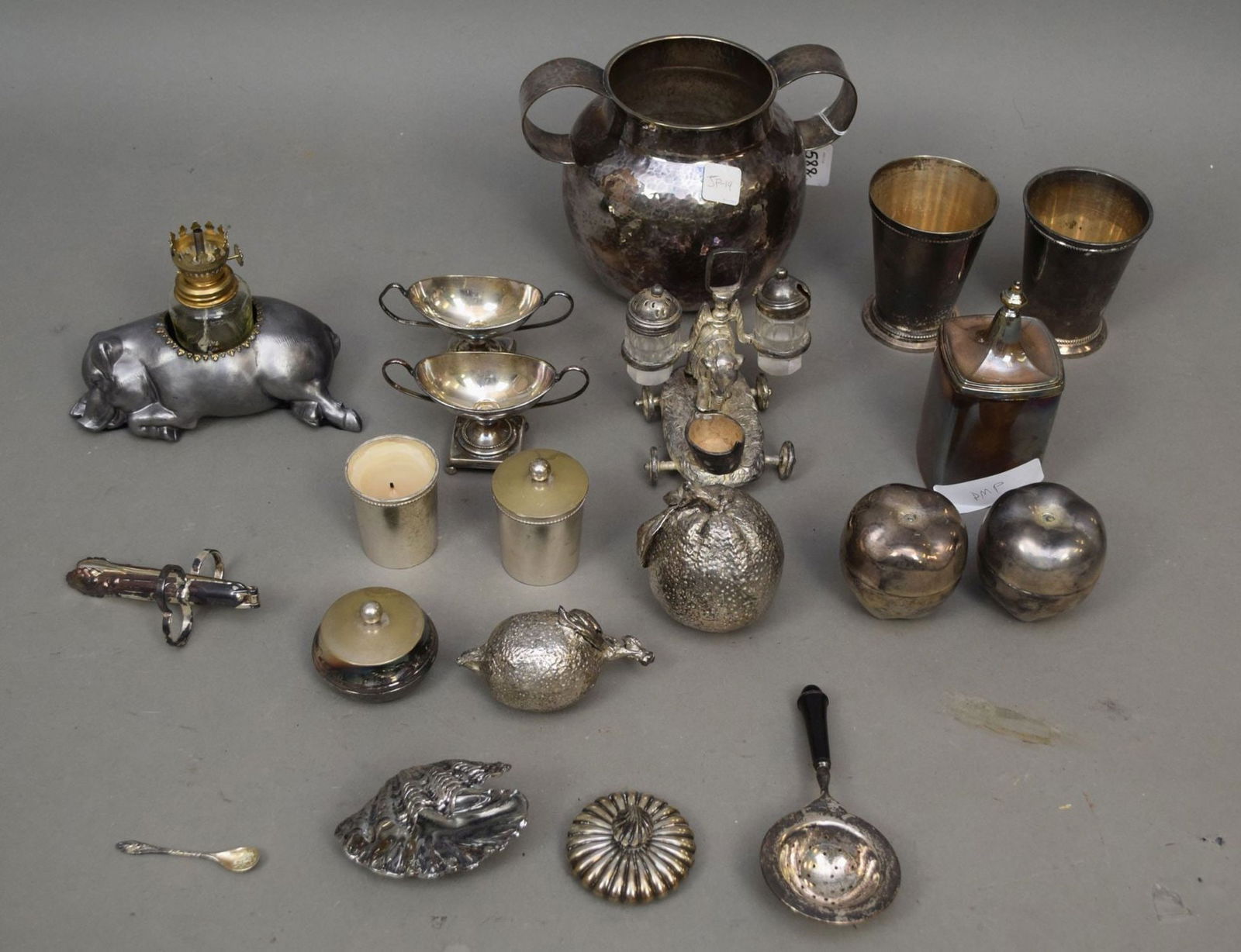 Assorted Silver Plate & Metal Novelty Items, Approx. 19 pcs. (1 of 4)