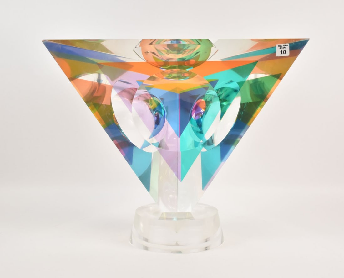 Norman Mercer (American, 1916-2007) Large Acrylic / Lucite Sculpture, Signed and dated March-95. (1 of 16)