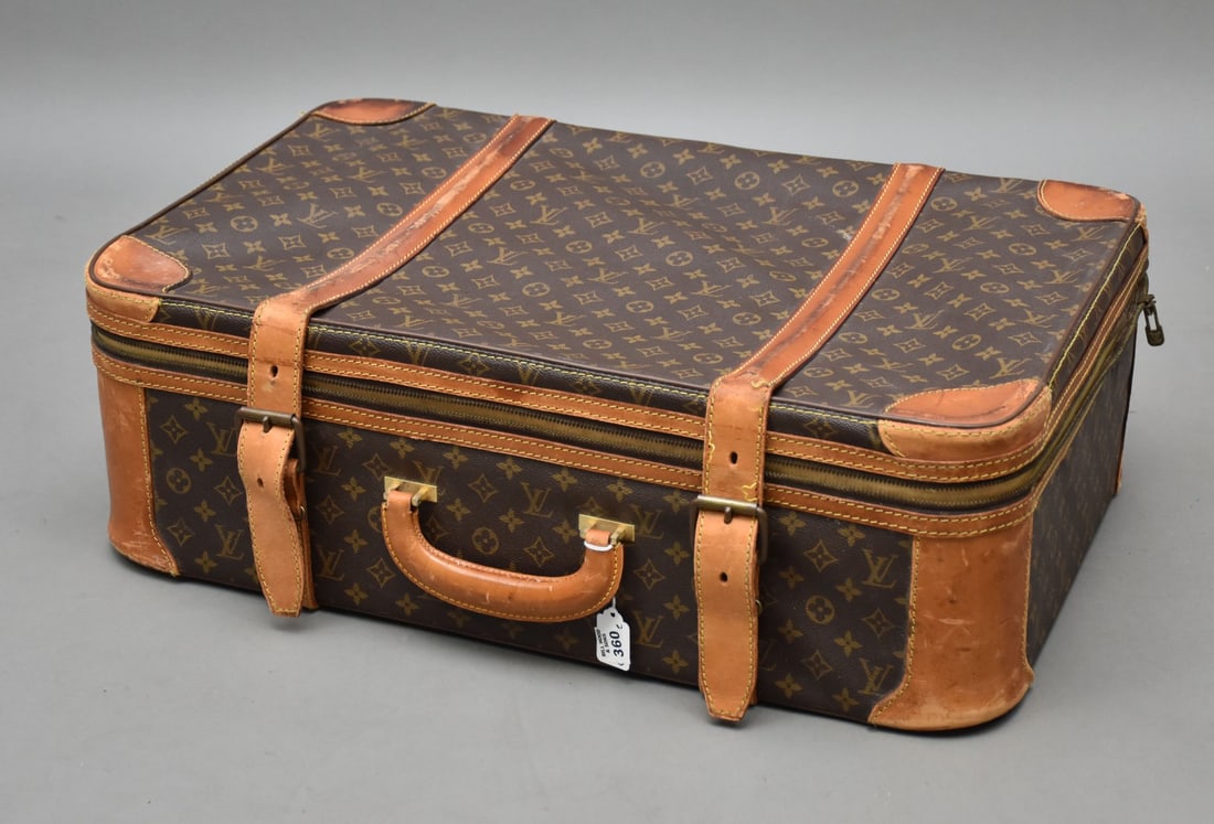 Louis Vuitton Soft Sided Suitcase, 18"h x 27"w x 9"d (As Is) (1 of 10)