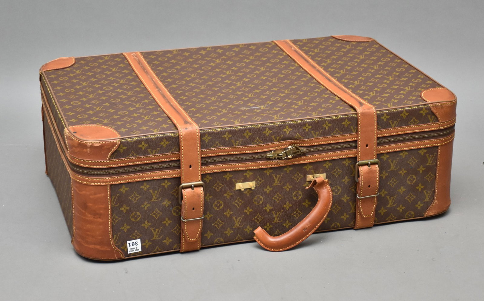 Louis Vuitton Soft Sided Suitcase, 21"h x 30"w x 10"d (fair condition, handle needs repair) (1 of 8)