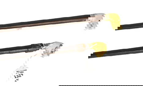 Antique English Walking Stick & Riding Crop with Carved Dog Heads, C. 19th Century - Group (1 of 9)