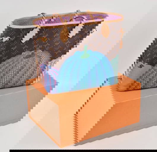 Louis Vuitton X Yayoi Kusama Neverfull Mm Pumpkin Bag, 2023