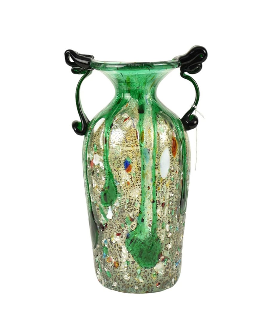 Murano Glass Vase, Italy, no apparent markings, but probably Vetreria Colonna Vaso Artistico Anfora, (1 of 7)