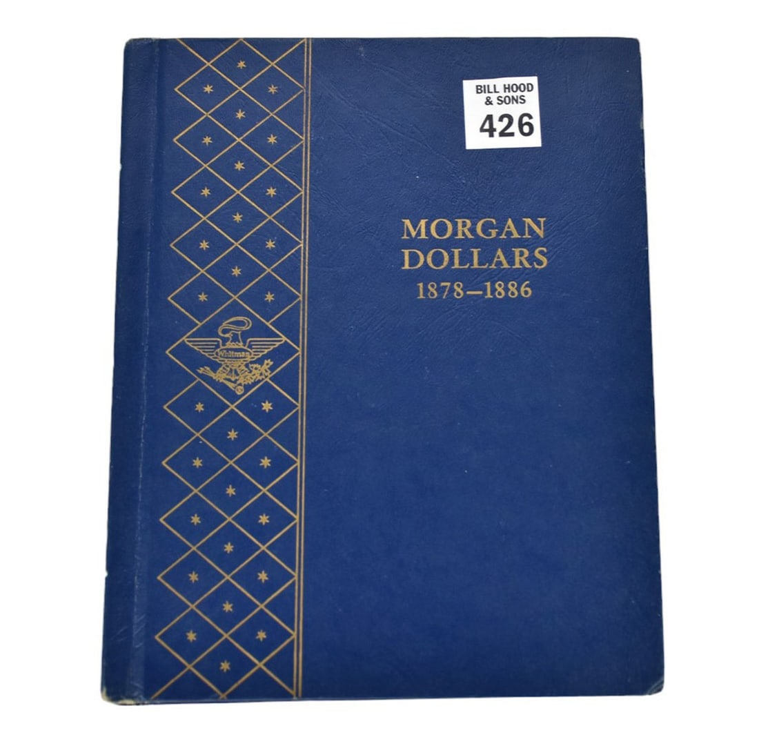 34 US Morgan Silver Dollars 1878 - 1886 Book. Mostly full except 2 coins 1880CC and 1885CC (1 of 7)