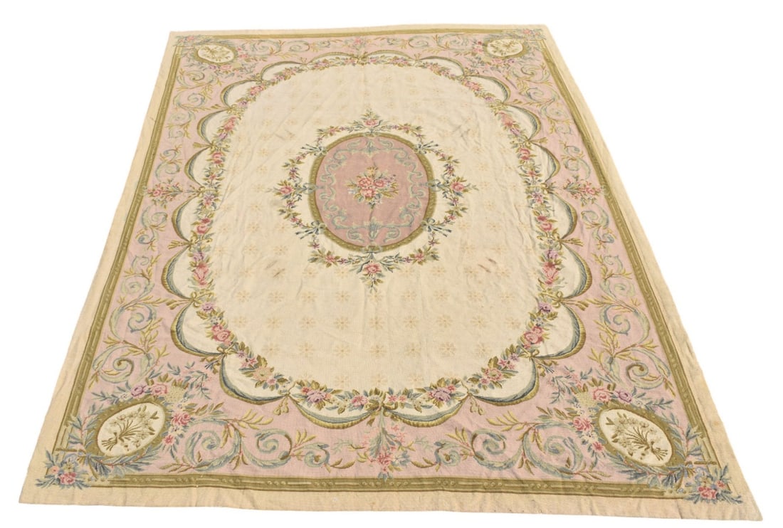 Needle Point Rug / Tapestry 10 x 8 feet (1 of 5)