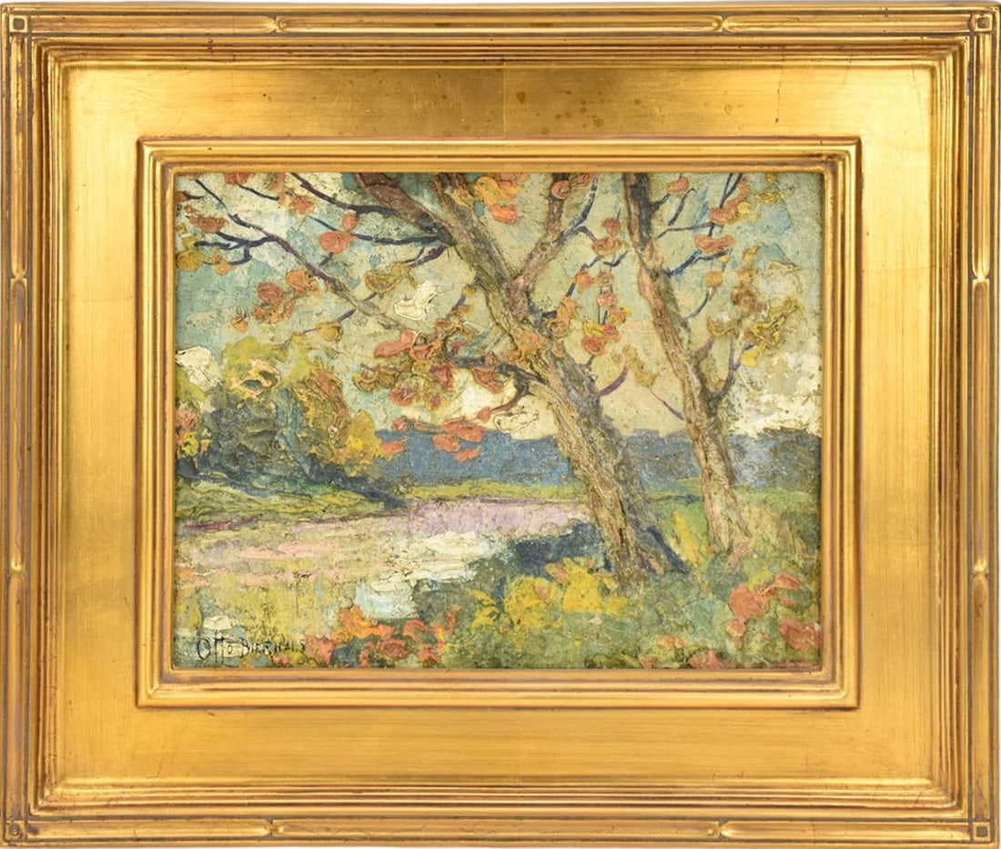 Otto Bierhals (American, 1879-1944) Woodstock, New York, landscape, 11 x 14 size, 17 5/8 x 20 5/8, (1 of 7)