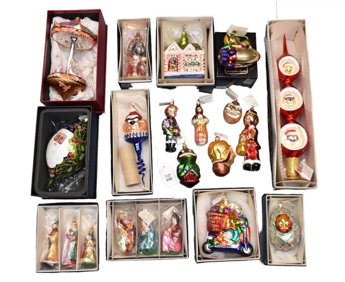 Lot Of Limited Edition Christopher Radko Christmas Ornaments, 20 Ornaments and Tree Topper, some (1 of 11)