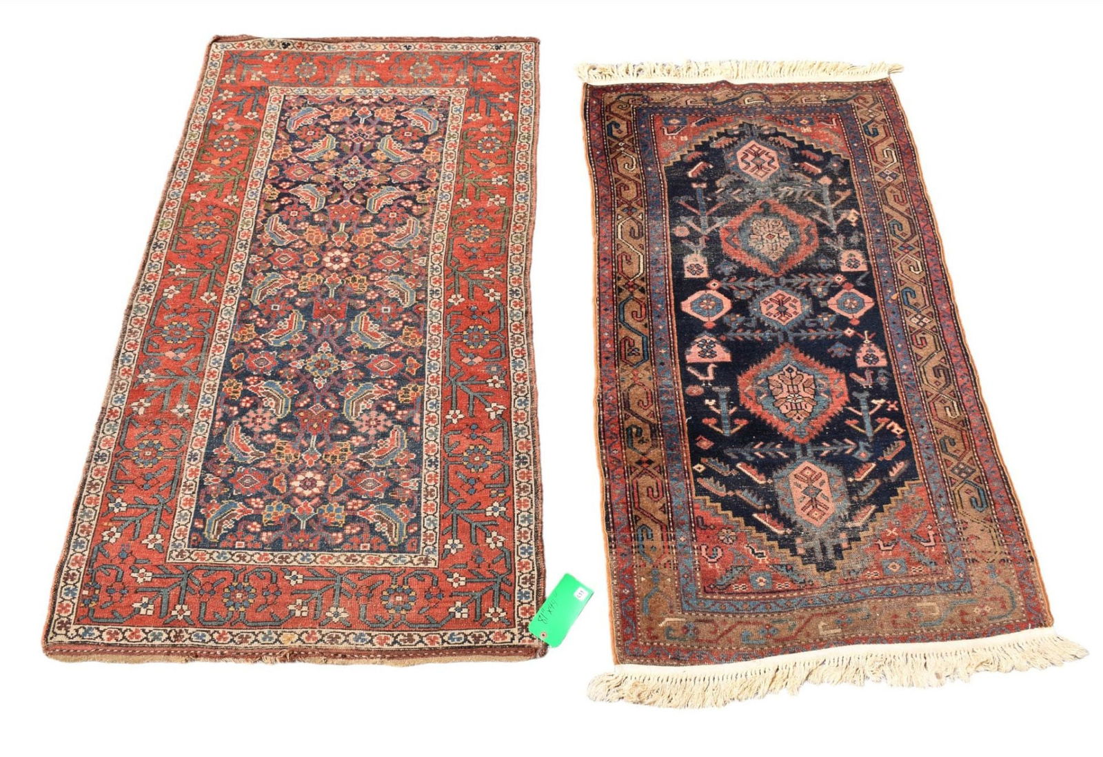 2 Caucasian Style Carpets, 81" x 44" and 40" x 72" (1 of 4)