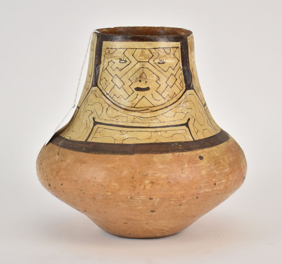 Shipibo-Conibo Peruvian Pottery Figural Vessel, C. Early 20th Century -  A painted earthenware (1 of 7)