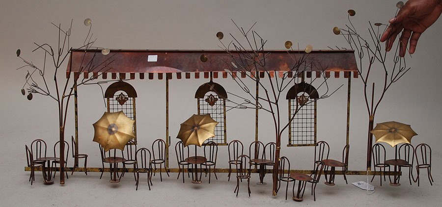 Curtis Jere (American 20th Century) Brass Sculpture: Curtis Jere (American 20th Century) Brass Sculpture 20" x 46"