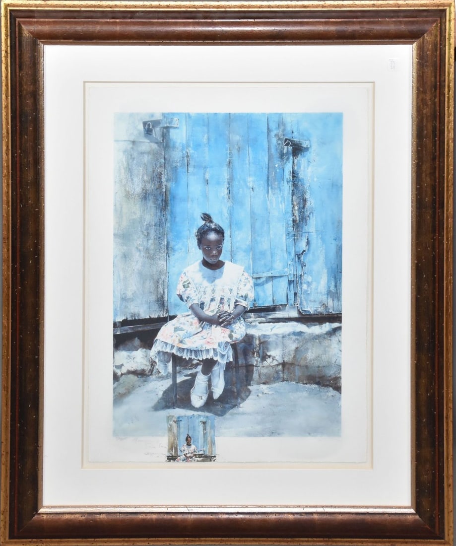 Stephen Scott Young (AMERICAN, 1957), signed lower right, 97/375 sheet size 30" x 22 1/2", 44 (1 of 7)