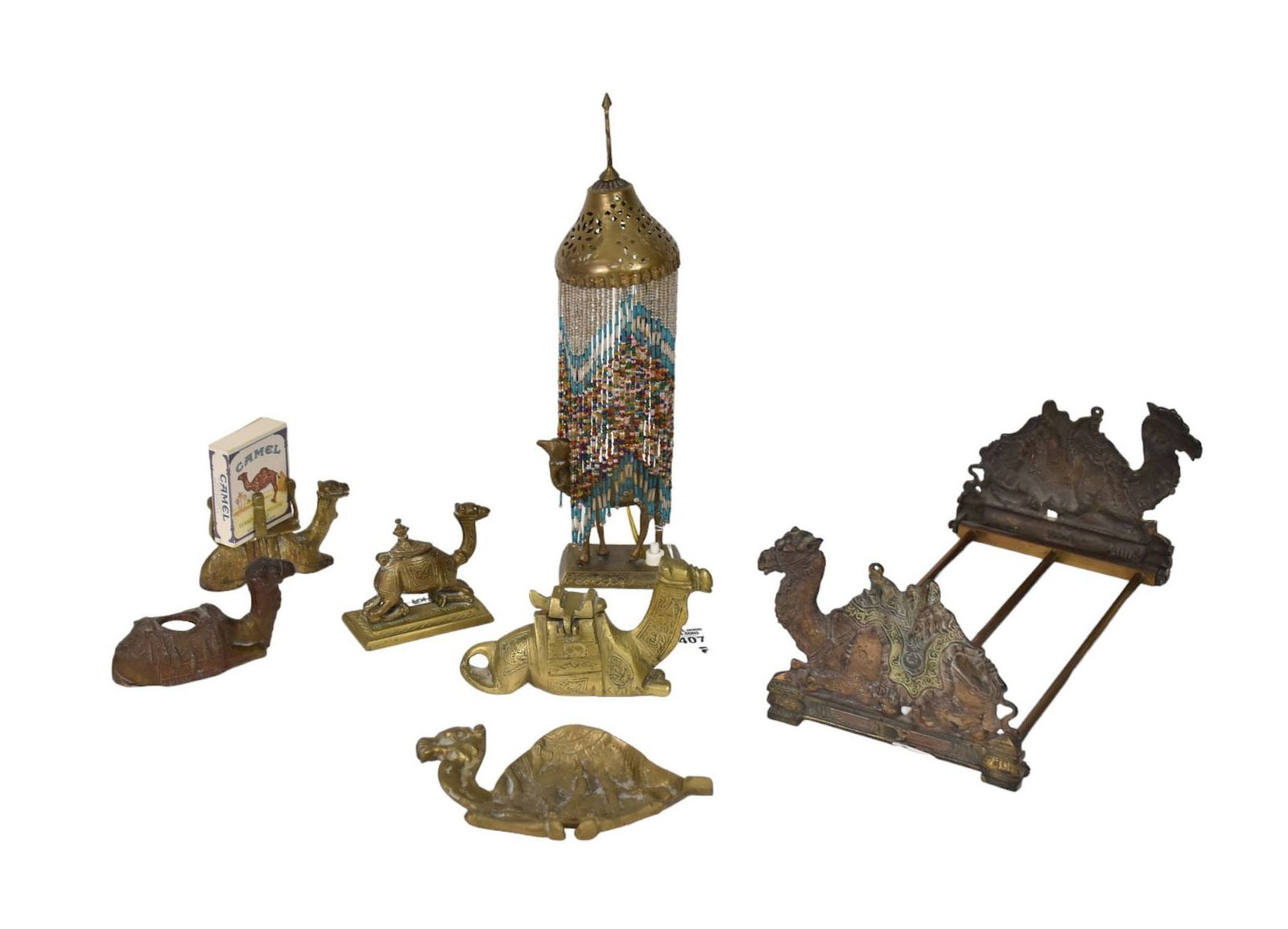 Grouping of Vintage Camel Themed Objects - Group of vintage and antique Camel related articles (1 of 11)