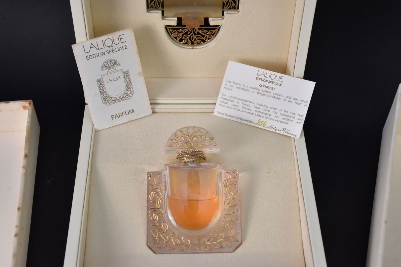 LALIQUE “Chevrefeuille" 20th Anniversary Perfume 21st Century Edition launched in 2012. In a (1 of 4)