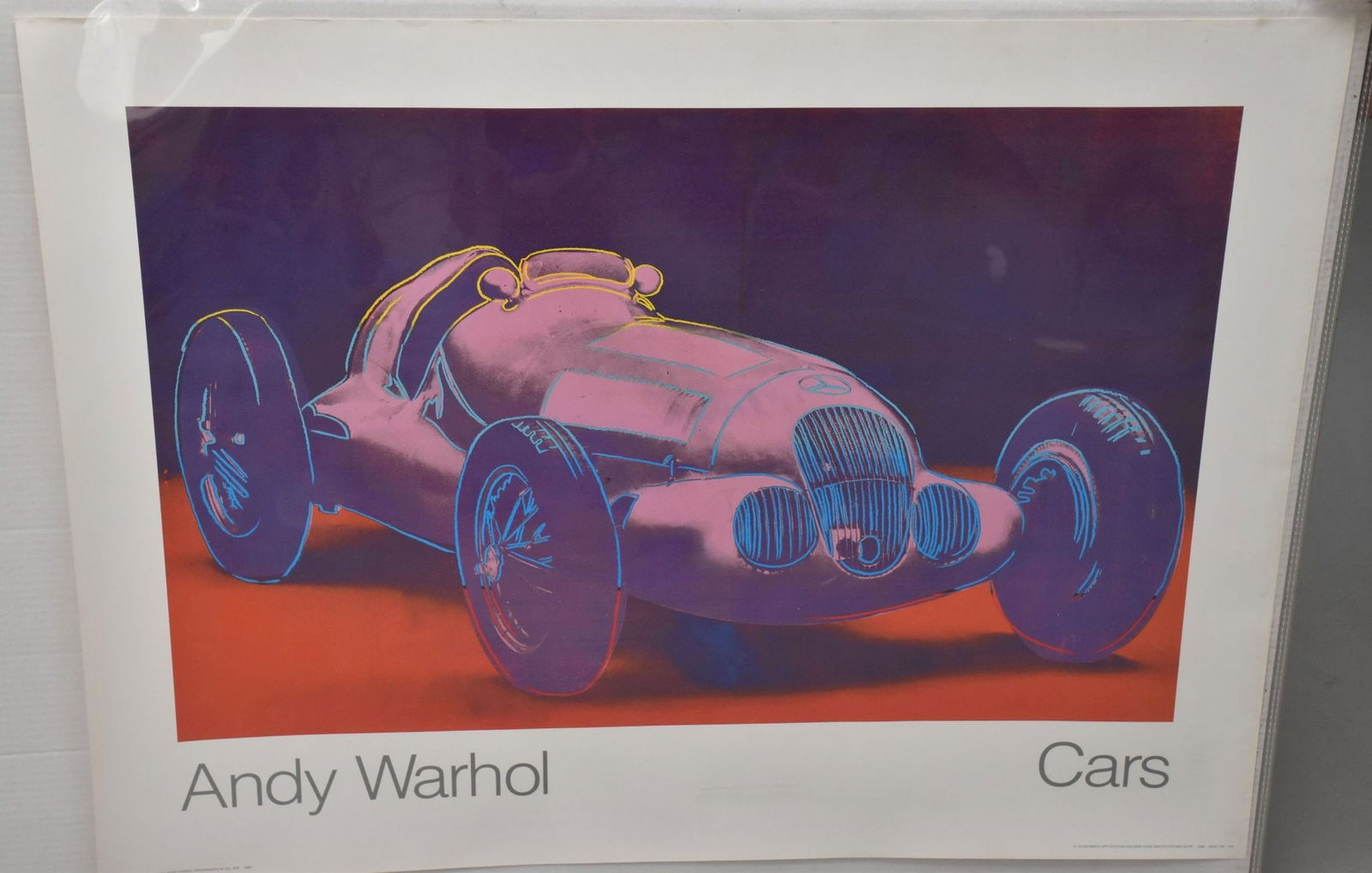 Andy Warhol "Cars" 1988 Achenbach Art Edition Print - Achenbach Art Edition print of Andy Warhol's (1 of 3)