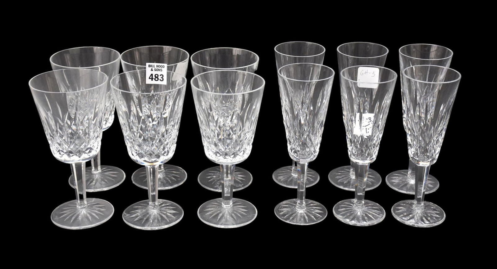 12 Waterford Crystal Stems, 2 Sizes (1 of 4)