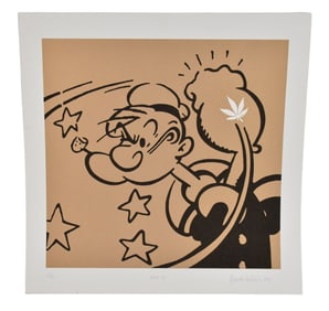 Consuelo Castañeda (Cuban born 1958) Lithograph, "Tattoo" Hand signed lower right, and numbered AP