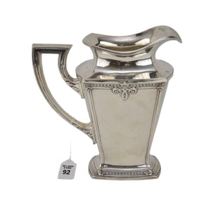 International Sterling Silver TRIANON Water Pitcher - Sterling water pitcher, Trianon pattern by