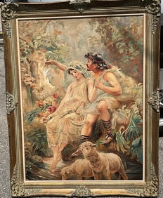 Russian painting Attributed to: Konstantin Makovsky - Russian painting oil on canvas attributed to