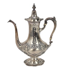 Reed & Barton FRANCIS I Sterling Silver Demitasse Coffee Pot - A vintage Reed & Barton sterling