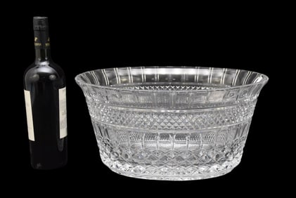 Cut Glass Centerpiece, 7 1/4"h x 15"w