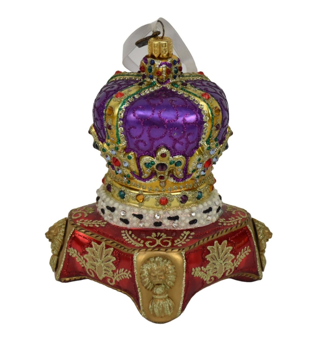 Jay Strongwater Christmas Ornament - crown (1 of 6)