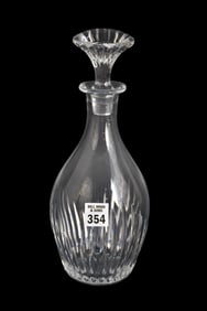 Baccarat Crystal decanter, 11"h