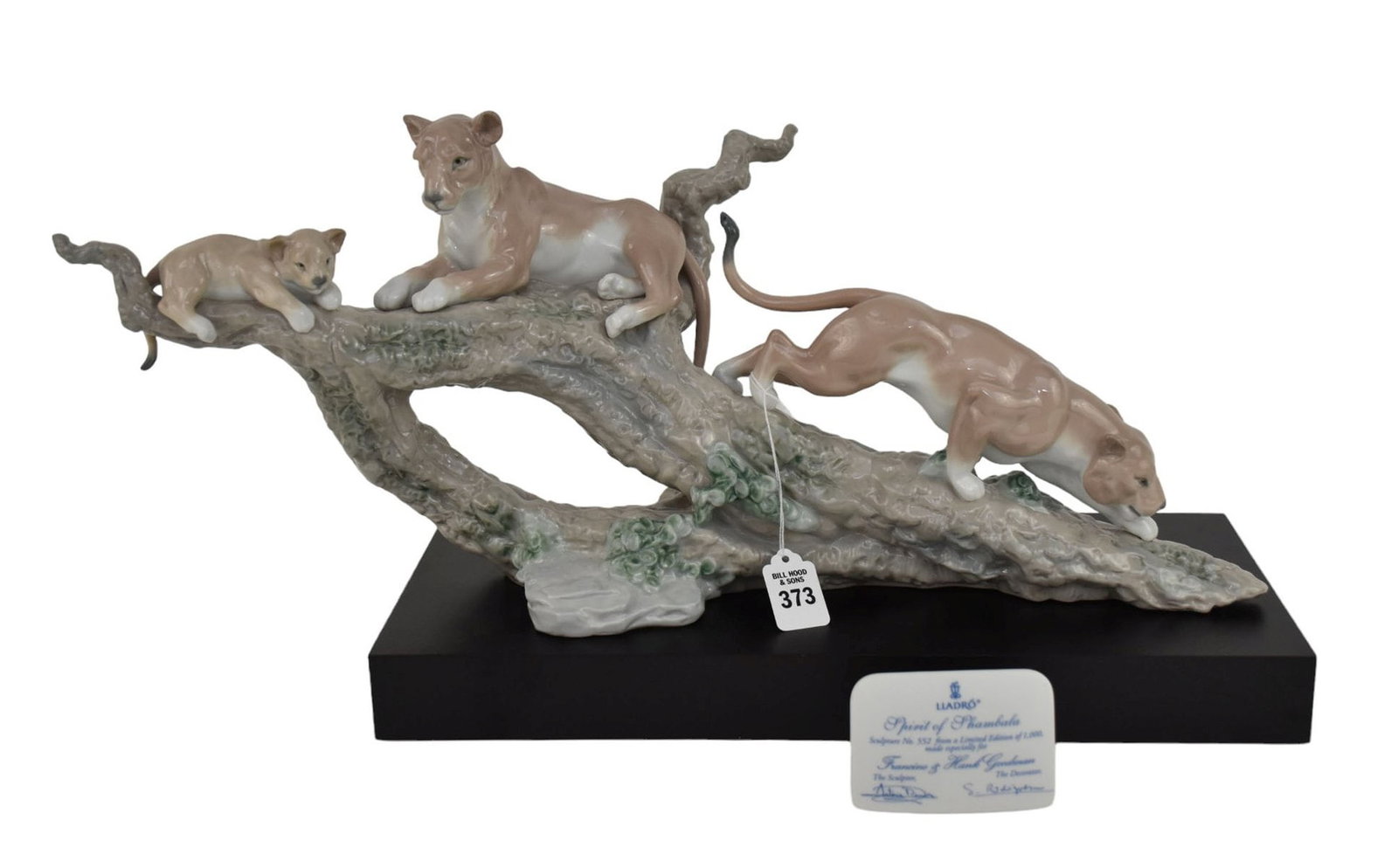 Lladro Porcelain "Spirit of Shambala" Lion Family Figure - Lladro, Spain. A porcelain figurine (1 of 7)
