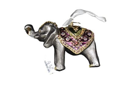 Jay Strongwater Elephant Ornament