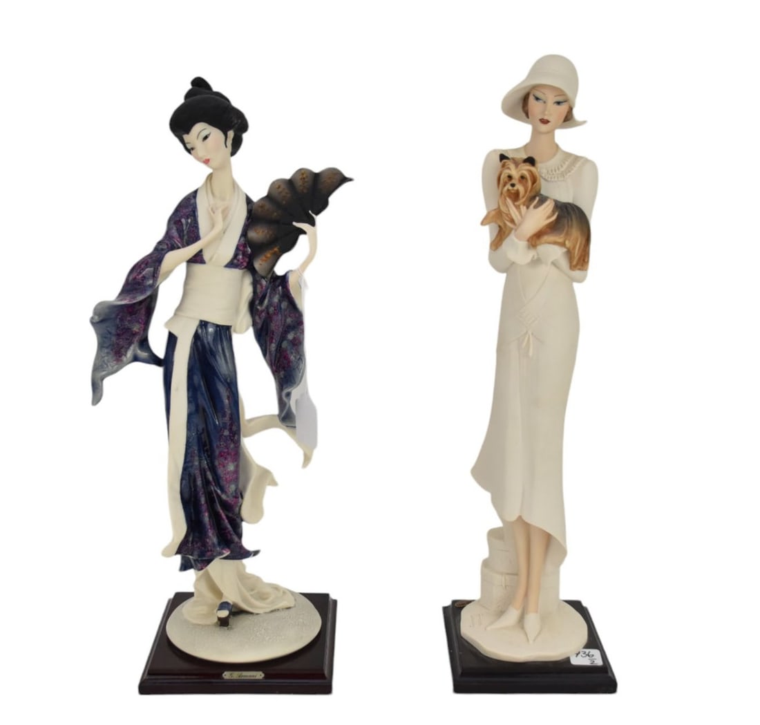 Two Giuseppe Armani Figurines Madame Butterfly & The Best Pet - Two Giuseppe Armani Capodimonte (1 of 8)
