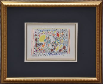 Pablo Picasso  Lithograph, "Picador II",   hand signed and numbered,  21/50