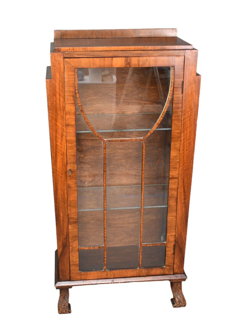 Deco Design Display/Curio Cabinet, 2 Interior Shelves, 48"h x 28"w x 12"d (1 of 9)