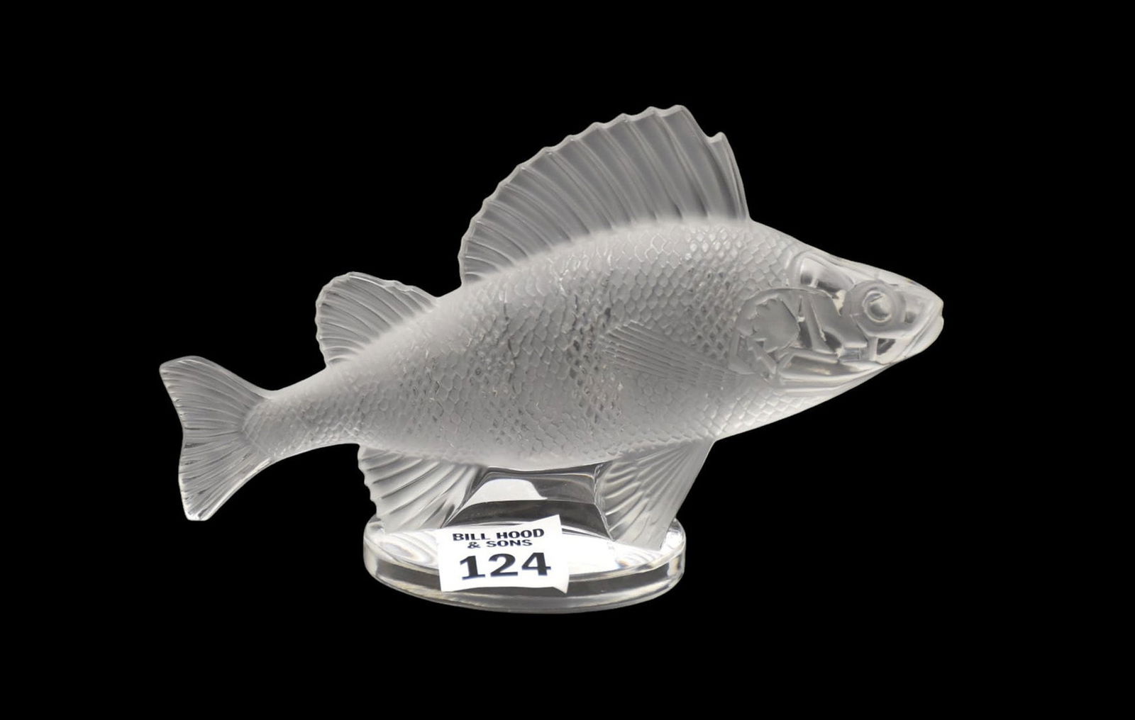 Lalique Crystal Fish, 4"h x 6 1/4"w (1 of 4)