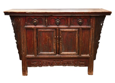 Asian 2 Door Occasional Table/Console