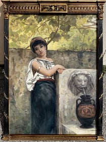 Polish / Russian school oil Attr: H Siemiradski