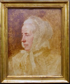 Attributed to ALPHONSE LEGROS,  Portrait