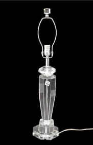 Lucite Lamp