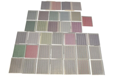 36 US Unused Full Sheet Stamps (1941 - 1945) # C25 - 1941 6c Rotary Press, # 903 - 1941 3c Vermont