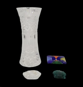 4 Misc. Pcs. Glass Novelty Items