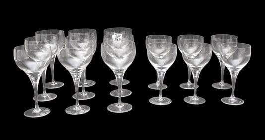 16 Rosenthal Studio-Line Stemmed Wine Glasses