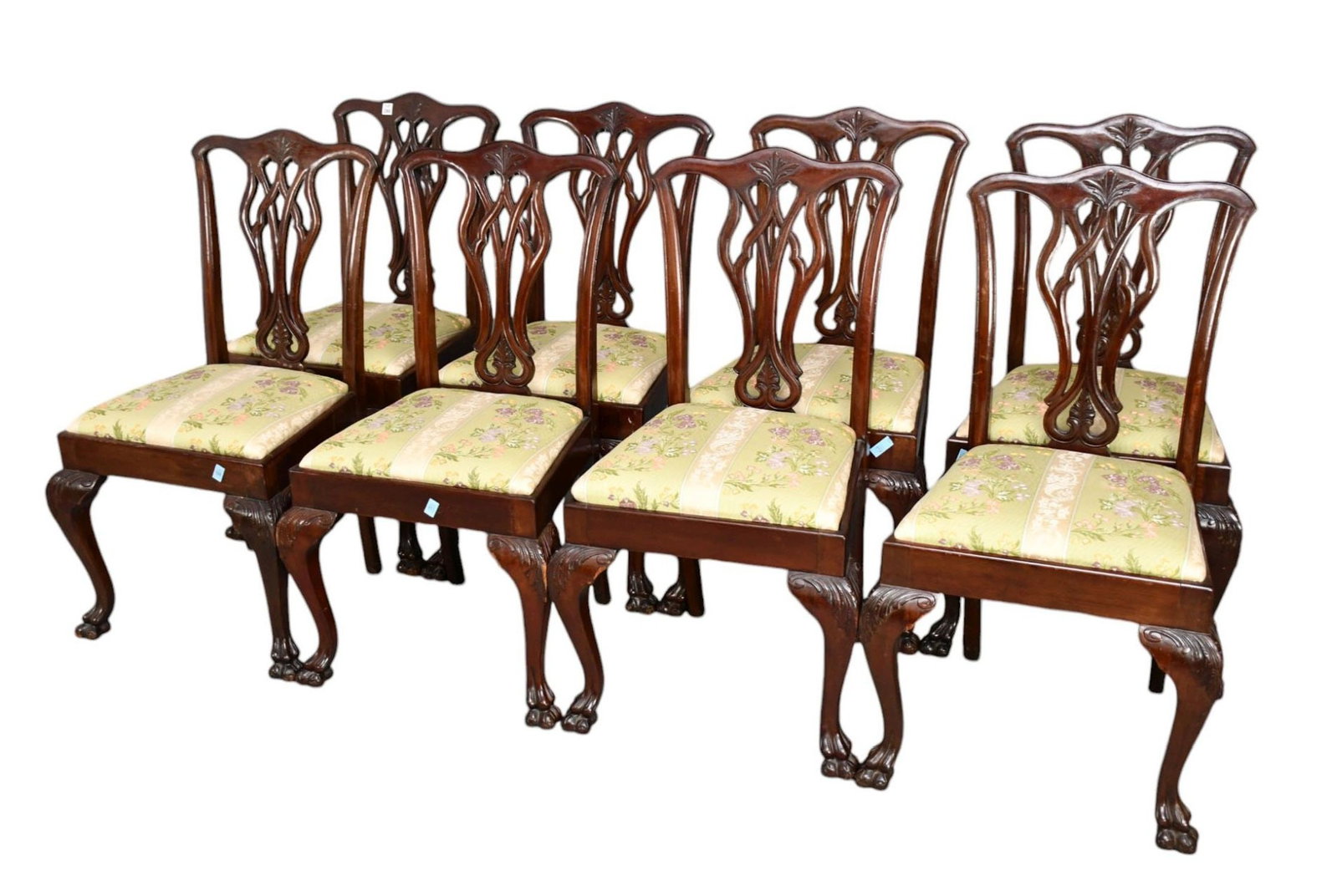 Set 10 Chippendale Style Dining Chairs (all good condition): Set 10 Chippendale Style Dining Chairs (all good condition)