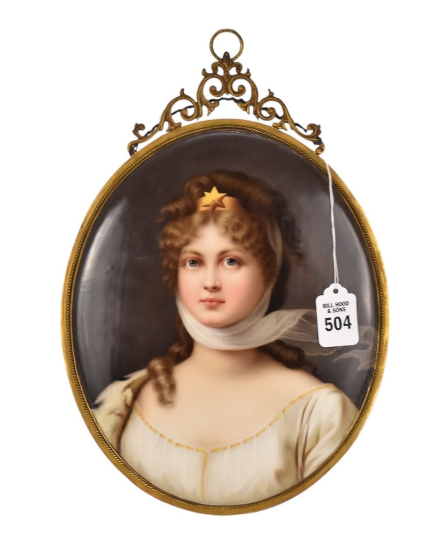 KPM Berlin Porcelain Plaque of Konigin Louisa, Late 19th/20th Century - Finely painted oval plaque (1 of 7)