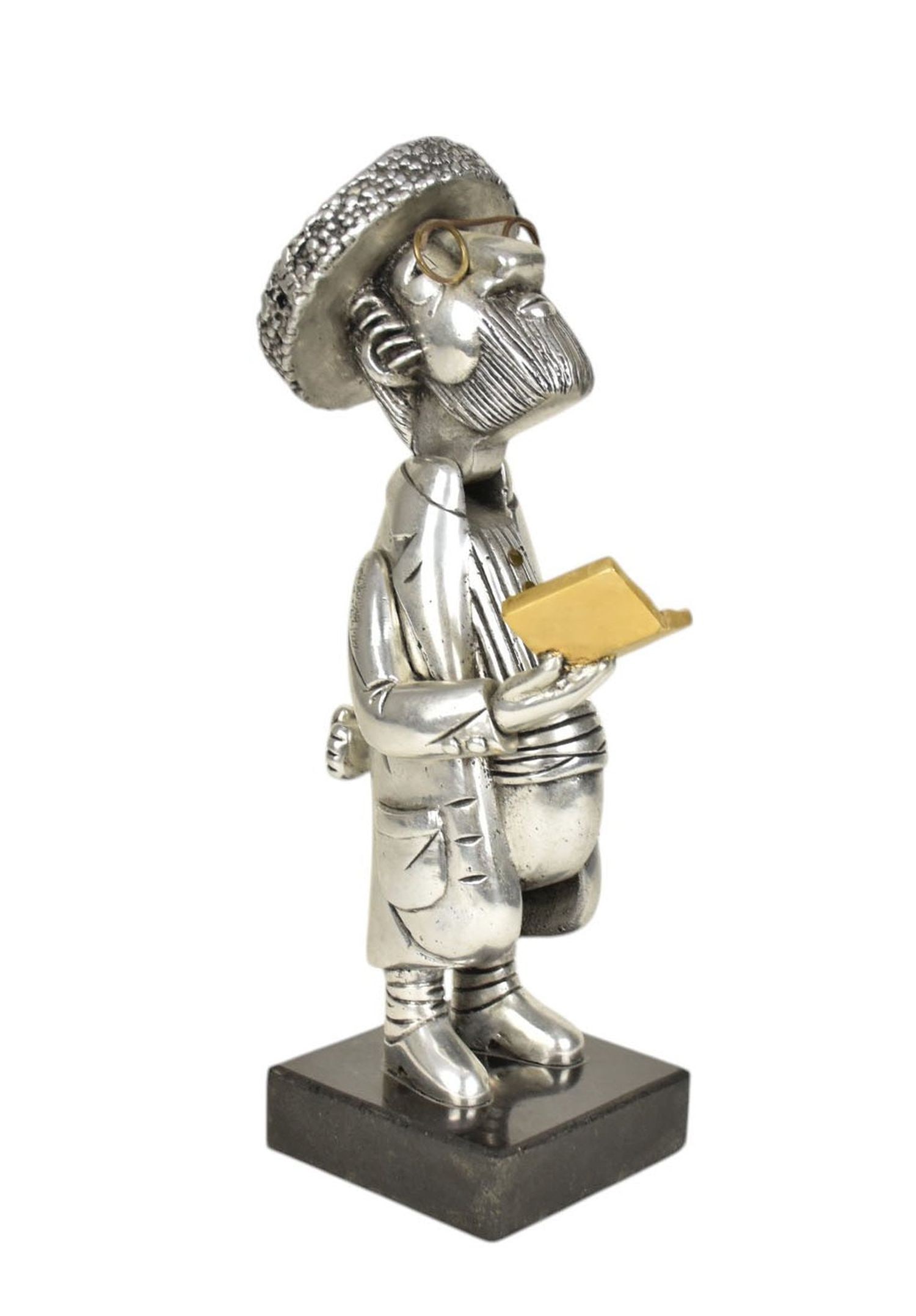 Frank Meisler (Israeli, 1925-2018) Judaica Articulated Figural Sculpture - A cast metal figural (1 of 9)