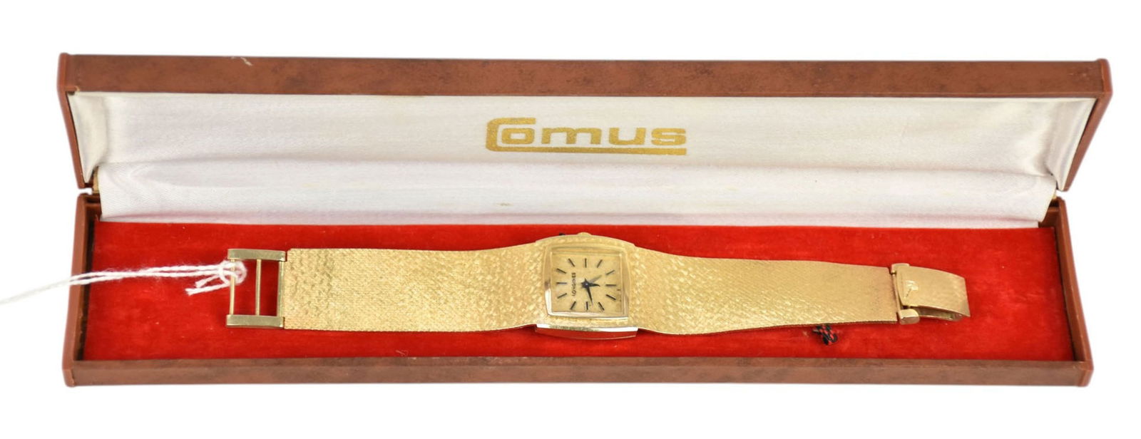 14K Yellow Gold Longines Watch. 17J unadjusted serial # 51100152, length 7" wt. 59.2 grams. Working (1 of 9)