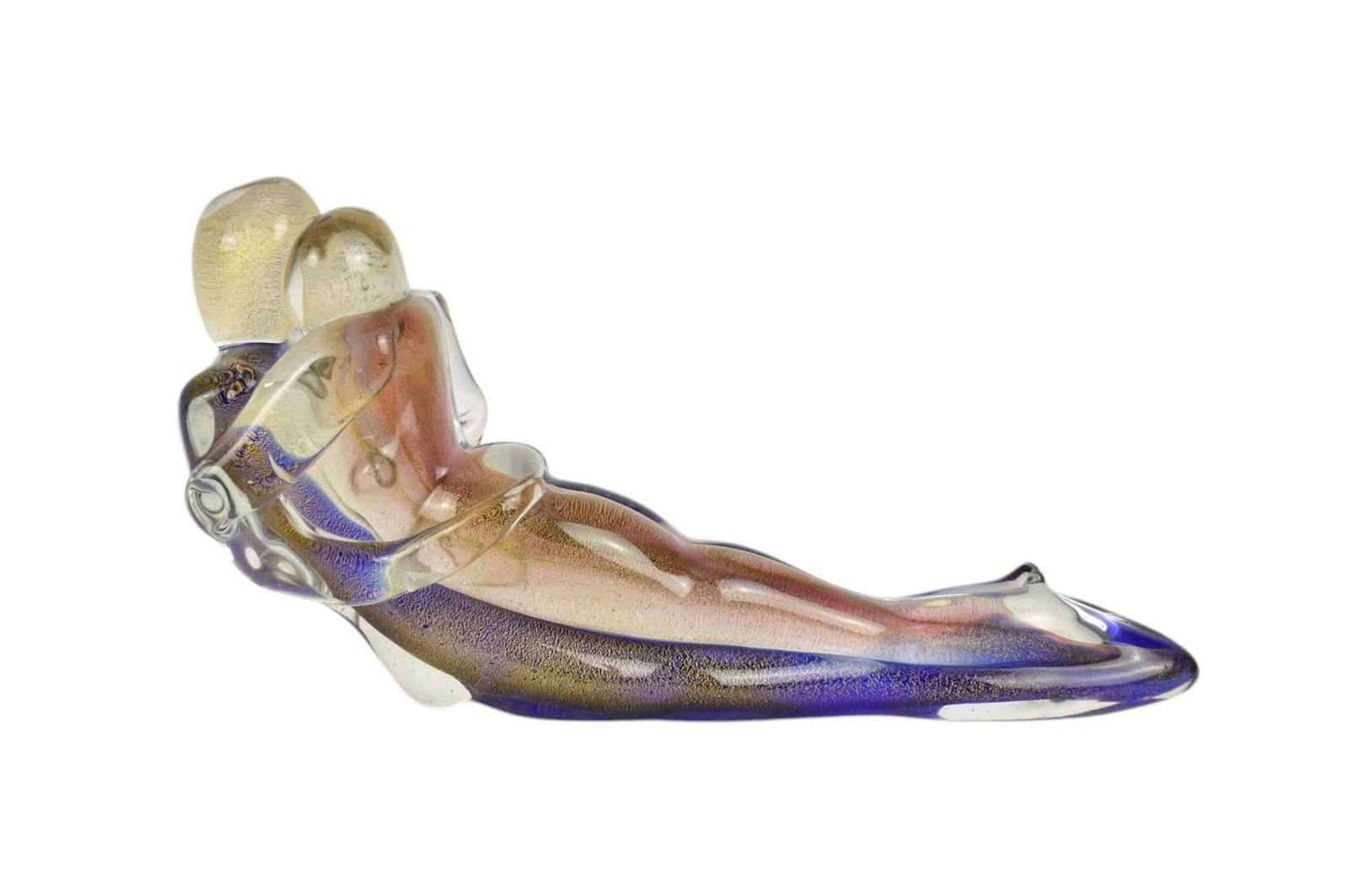 S. Frattini Murano Art Glass Couples Sculpture -  Italian 20th century designed by Sandro Frattini; (1 of 8)