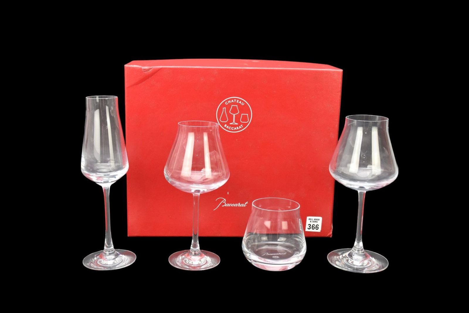 Baccarat Chateau Set, The Château Baccarat set revolutionizes the art of wine-tasting to the: Baccarat Chateau Set, The Château Baccarat set revolutionizes the art of wine-tasting to the opulence of wines and spirits, It is the ideal gift to begin a collection of Baccarat glasses, A champagne