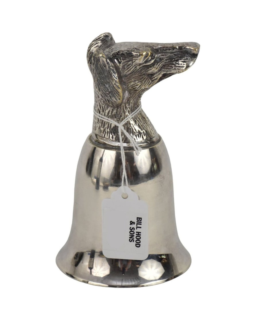Mauro Manetti Italy Silver Plate Goblet Cup with Dog Head (1 of 5)