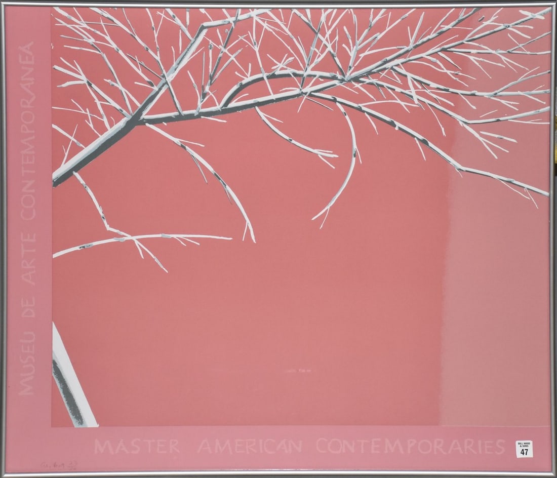 Alex Katz "Museu de Arte- Master American Contemporaries. Edition 23/30. framed overall sizes 29 x (1 of 6)
