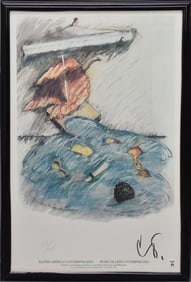 Claes Oldenberg (1929-2022)  Poster / Print.  From the Master American Contemporaries.  Museu De