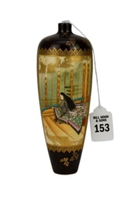 A Kinkozan Meiji Period Satsuma Vase - Japan, Meiji Period, ca. 1868 - 1912.A Satsuma pottery