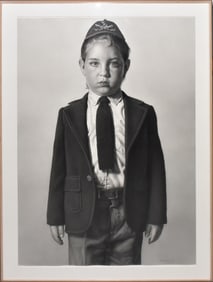 Bill Vuksanovich (American, b. 1938) Portrait of a Young Boy - "DAVID" - 1989. graphite on paper,